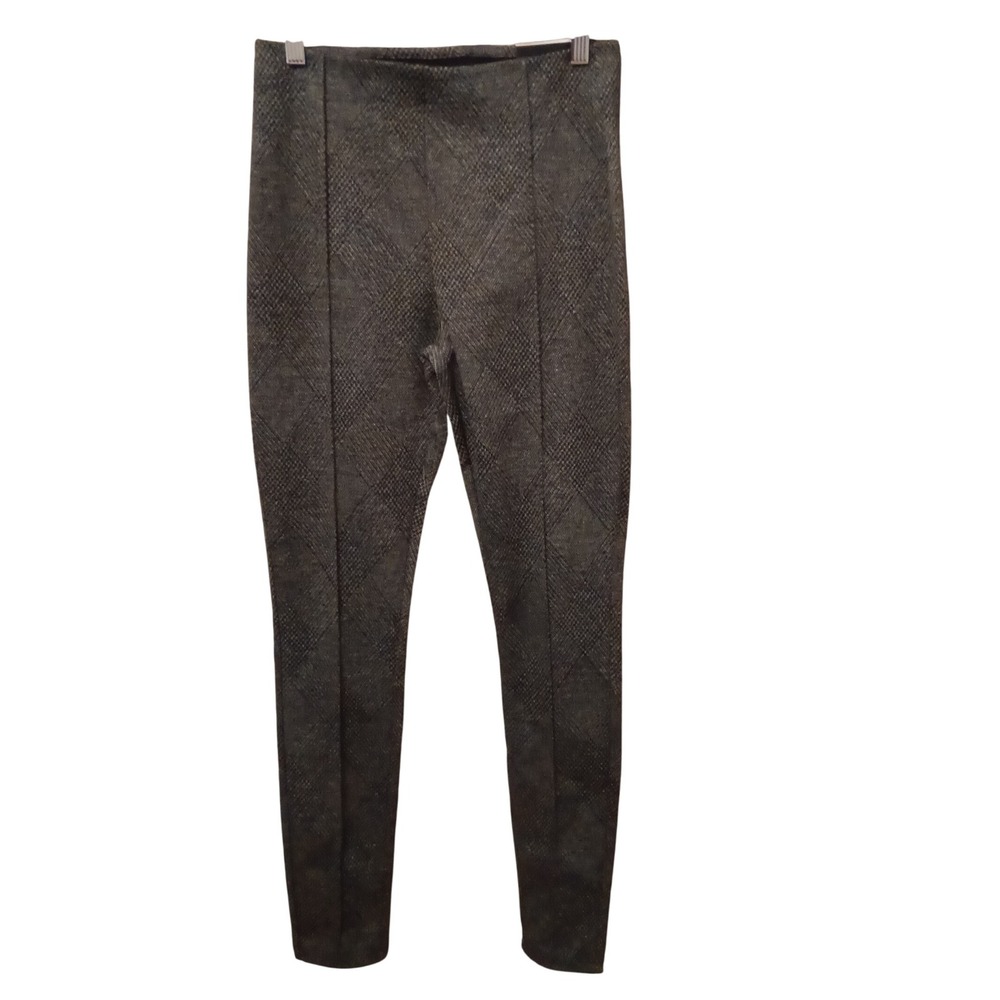 Tahari Seam Front Pull On Jegging Pants Size S Houndstooth Career Casual‎